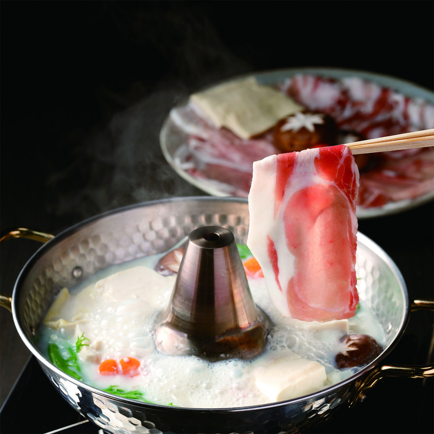 黒豚と生湯葉豆乳しゃぶ鍋セット<冷蔵>