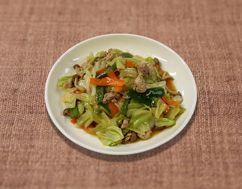 牡蠣ソースの野菜炒め